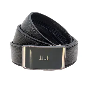 کمربند مردانه سرزمین چرم مدل پلاک ریلی کد 351019