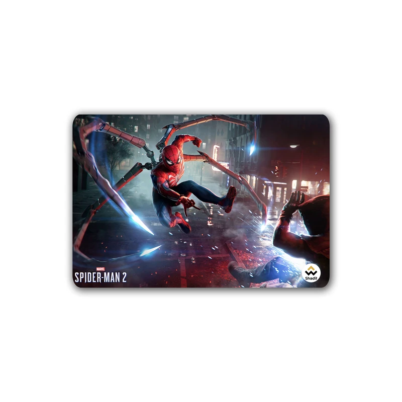 ماوس پد گیمینگ شادیت مدل اسپایدرمن کد611 سایز37*24سانتیمتر