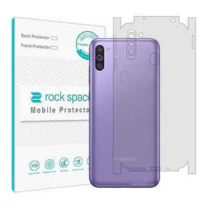 Rock space HyGEL model transparent phone back protector suitable for Samsung Galaxy M11 mobile phone