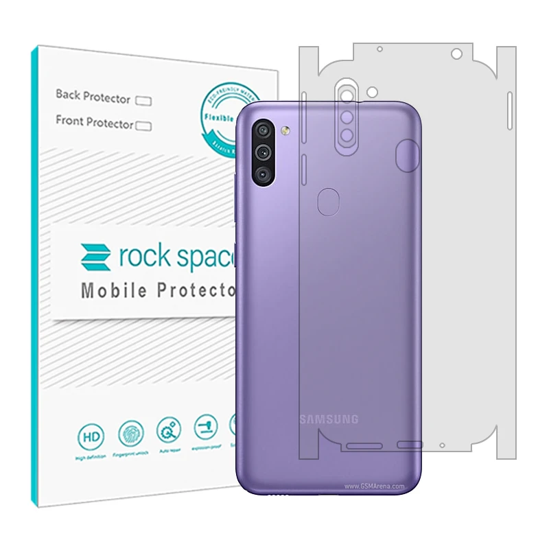محافظ پشت گوشی شفاف راک اسپیس مدل HyGEL مناسب برای گوشی موبایل سامسونگ Galaxy M11