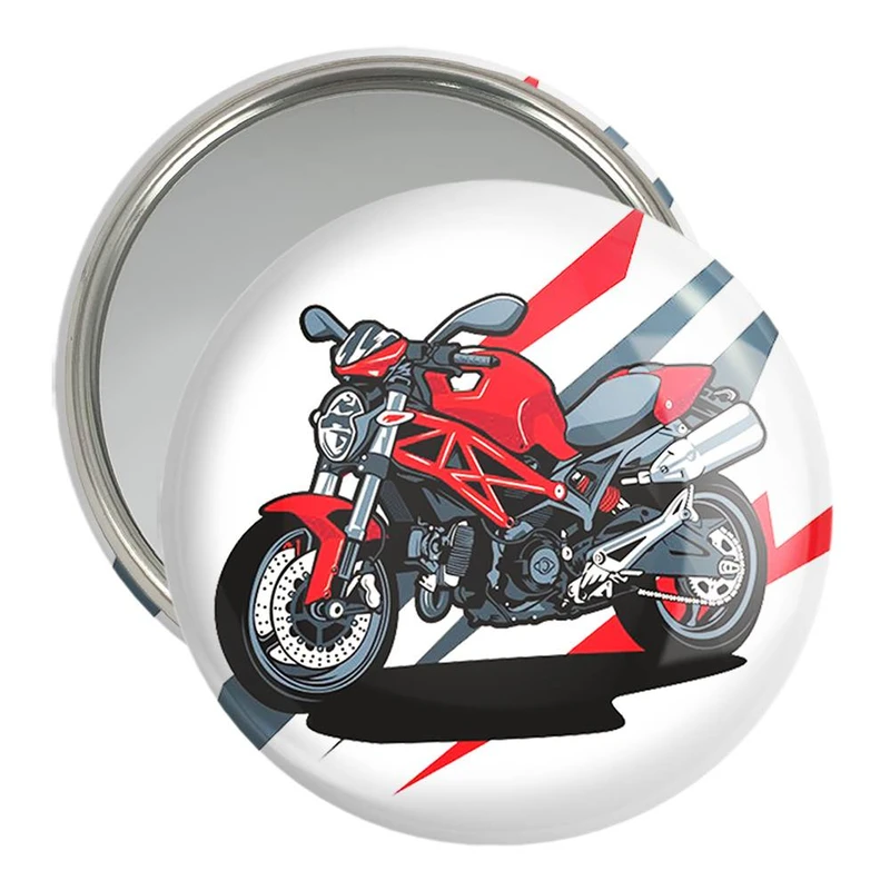 آینه جیبی خندالو مدل موتور سیکلت  کد 10347