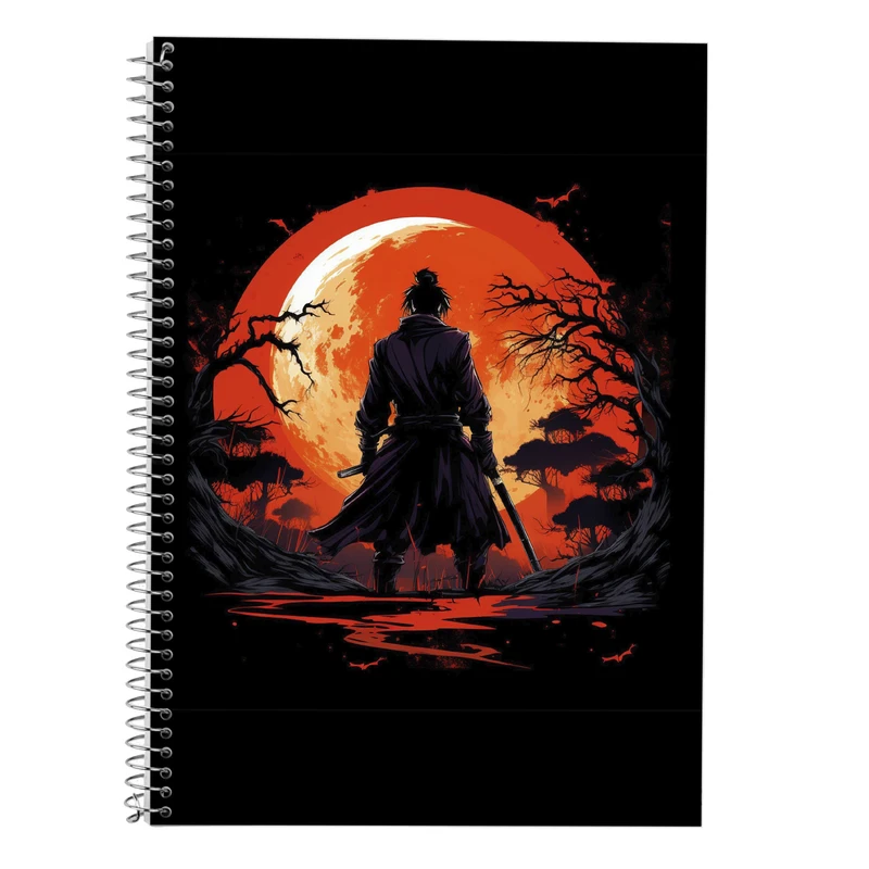 دفتر زبان 50 برگ مدوپد مدل سه خط طرح Naroto کد DF11415