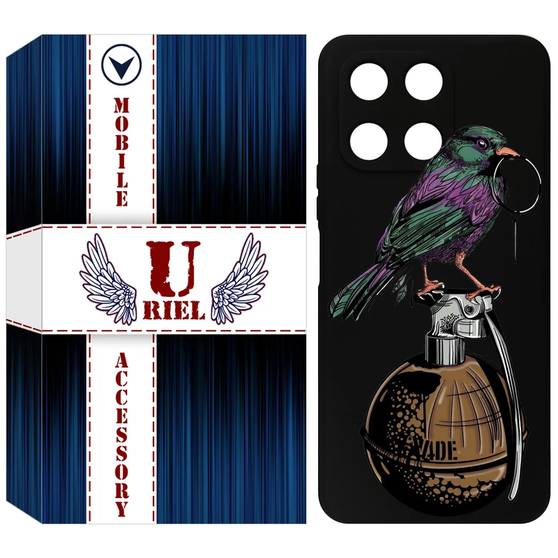 کاور یوریل مدل KSH کد 31 طرح پرنده مناسب برای گوشی موبایل آنر X6A / X6A Plus