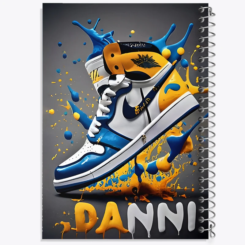 دفتر مشق 100 برگ خندالو طرح کتونی نایک کد N3378