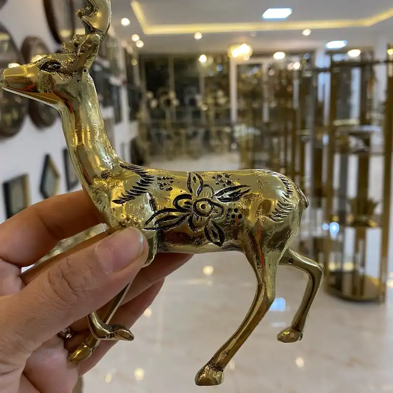 دکوری برنجی مدل آهو12123