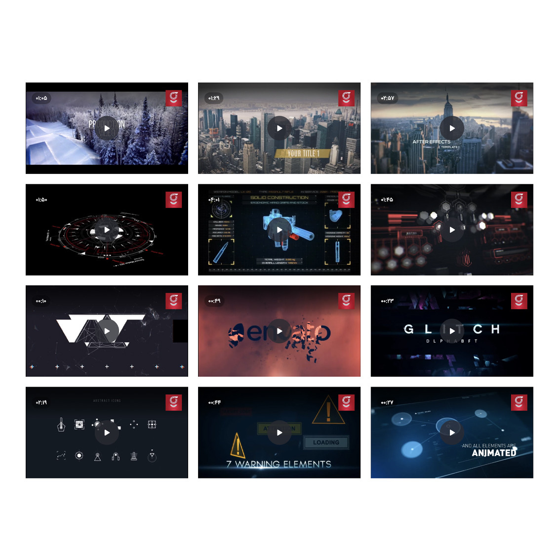 مجموعه پروژه آماده نرم افزار افترافکت نشر دکترگرافیک مجموعه پروژه آماده نرم افزار افترافکت نشر دکترگرافیک