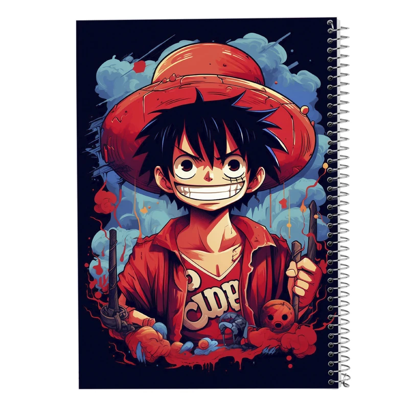 دفتر مشق 50 برگ مدوپد مدل وان پیس One Piece کد DF11520