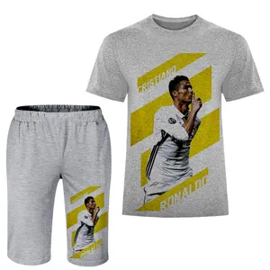 ست تی شرت و شلوارک مردانه مدل رونالدو A230