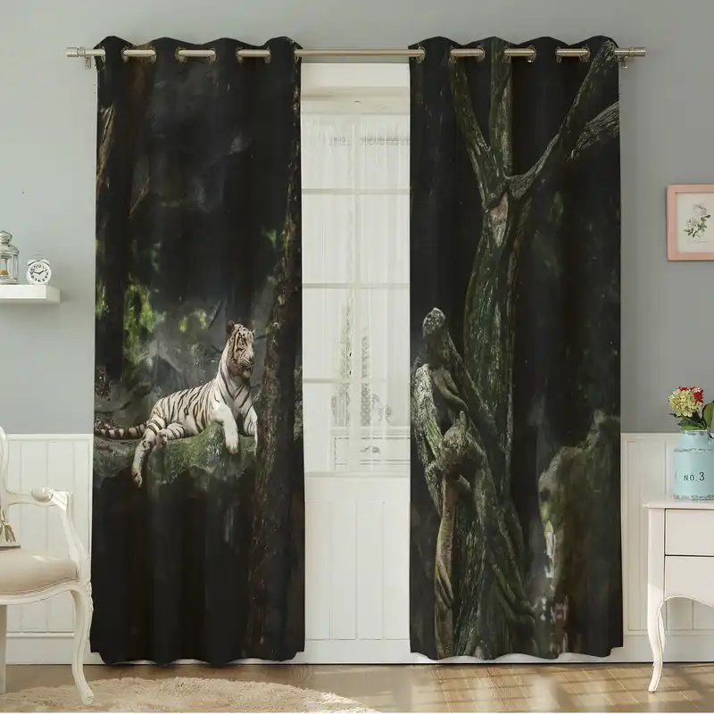 پرده نیروانا طرح مدرن مدل مخمل کد 5060 سایز 140×280 سانتی متر