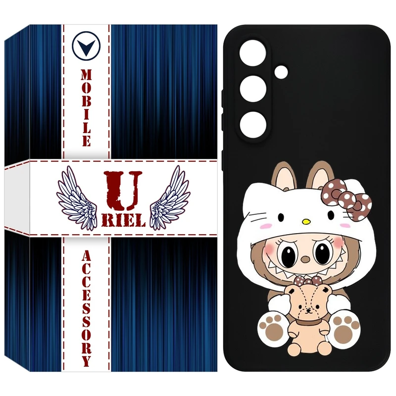 کاور یوریل مدل KSH کد 124 طرح عروسک لبوبو مناسب برای گوشی موبایل سامسونگ Galaxy S24 FE
