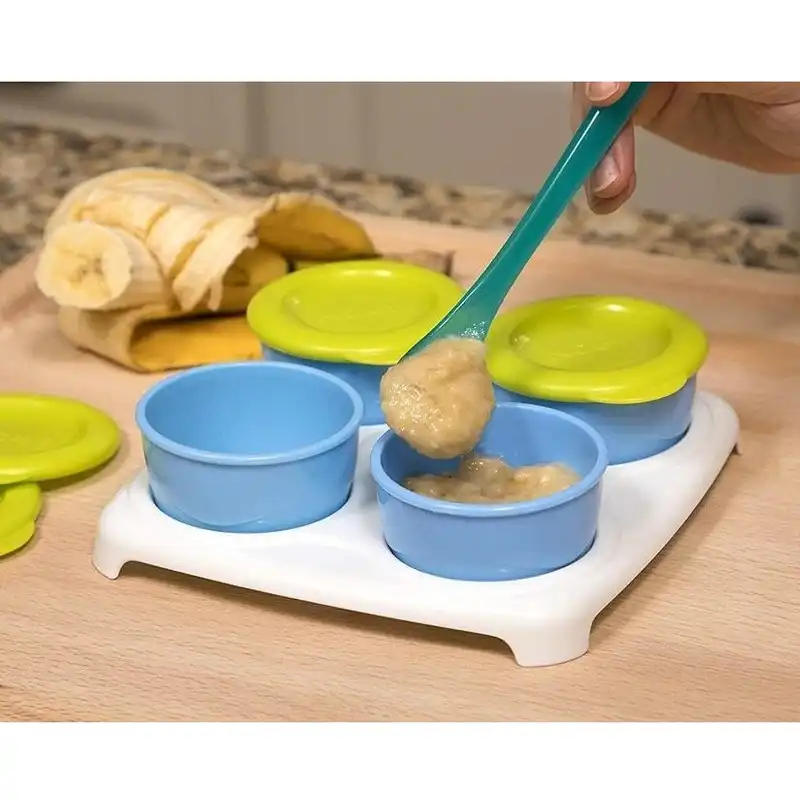 ظرف غذای نوزاد نوبی مدل Garden Fresh کد 2024 بسته 4 عددی