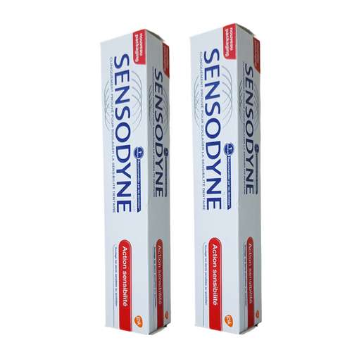 خمیر دندان سنسوداین مدل sensibilite حجم 75 میلی لیتر بسته 2 عددی