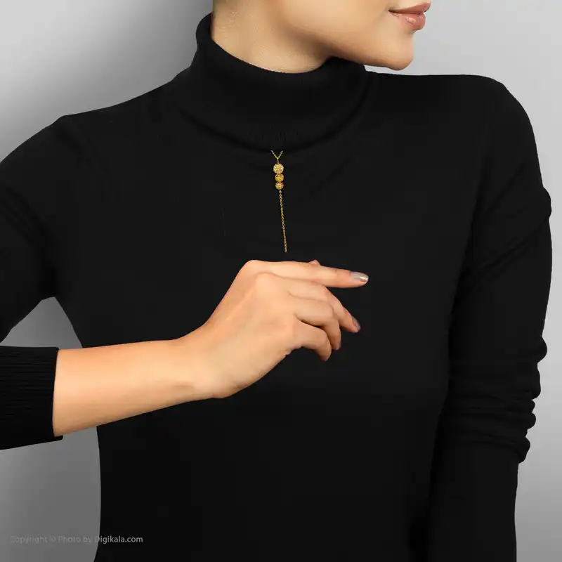 گردنبند طلا 18 عیار زنانه مانچو مدل sfg645