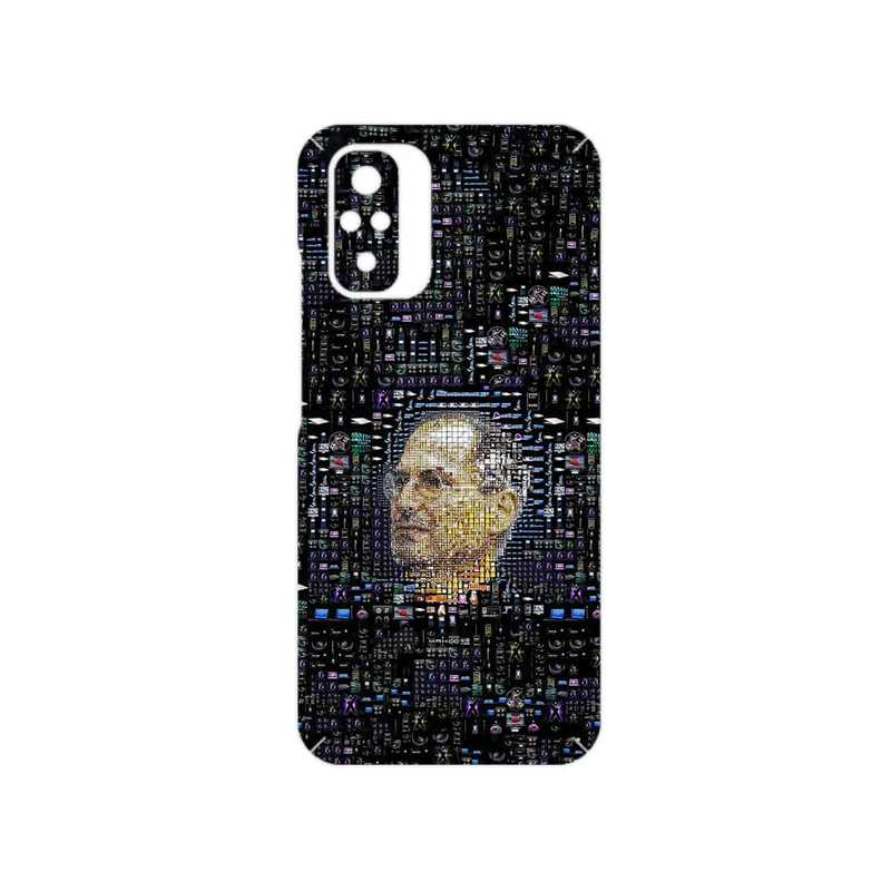 برچسب پوششی ماهوت مدل 2 Collage of Steve Jobs مناسب برای گوشی موبایل شیائومی Redmi Note 10s