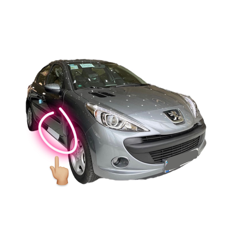 برچسب رکاب درب خودرو مدلwh1 بسته 4 عددی