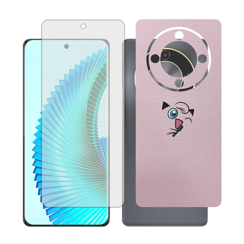 محافظ صفحه نمایش مات گلس مدل Together مناسب برای گوشی موبایل آنر X9b به همراه برچسب پوششی پشت گوشی