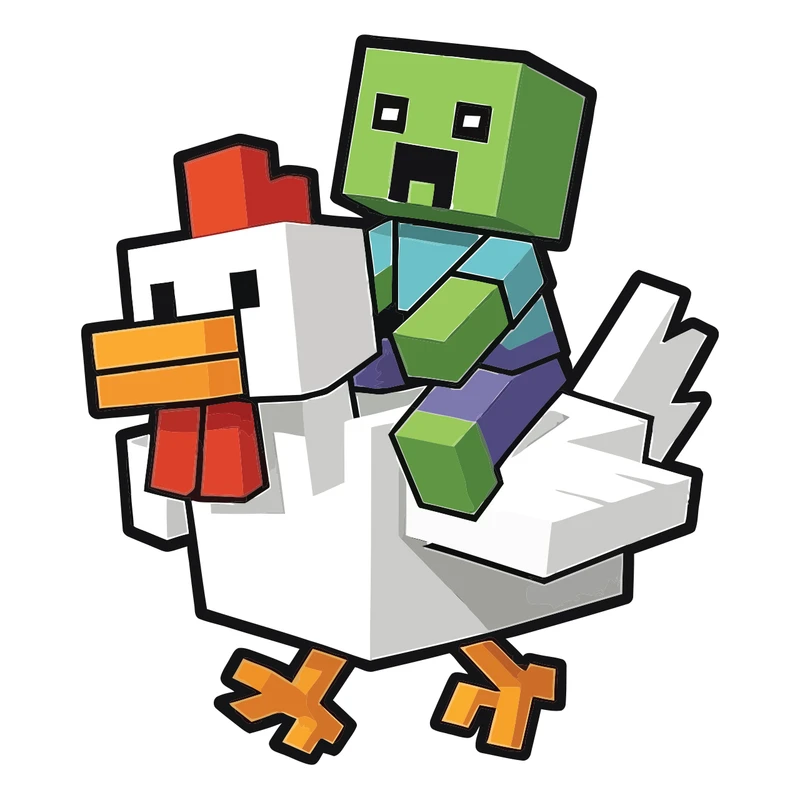 استیکر لپ تاپ پویا مارکت طرح ماین کرافت کد 4046