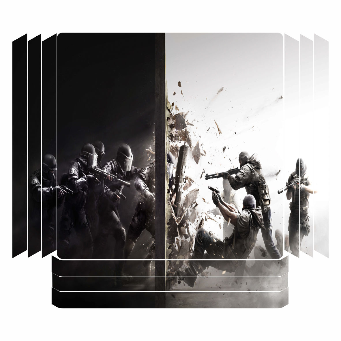 برچسب پلی استیشن ۴ پرو مدل Rainbow 6