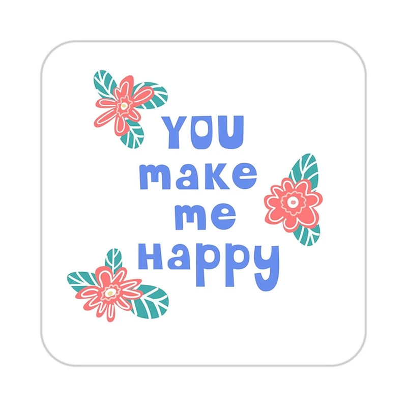 زیر لیوانی کاکتی طرح جملات انگیزشی و مثبت مدل mp25188