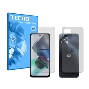 Tecno HyMTT model Matte screen protector suitable for Motorola Moto G23 mobile phone along with the back of the phone