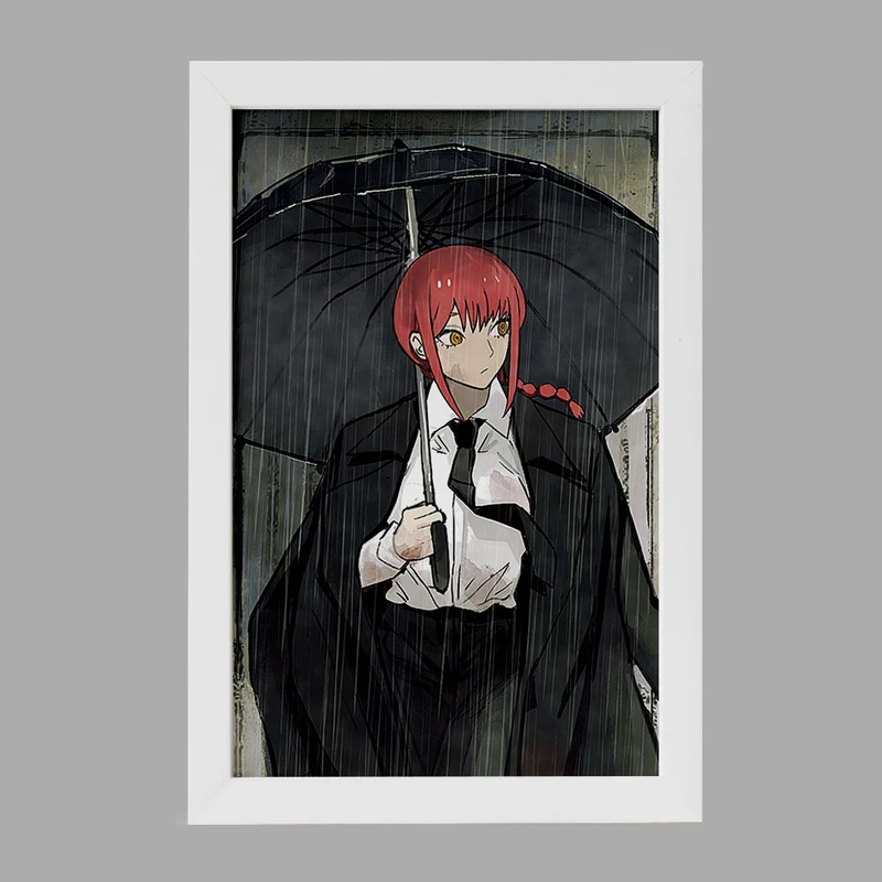 تابلو خندالو مدل ماکیما انیمه مرد اره ای Chainsaw Man  کد 22340