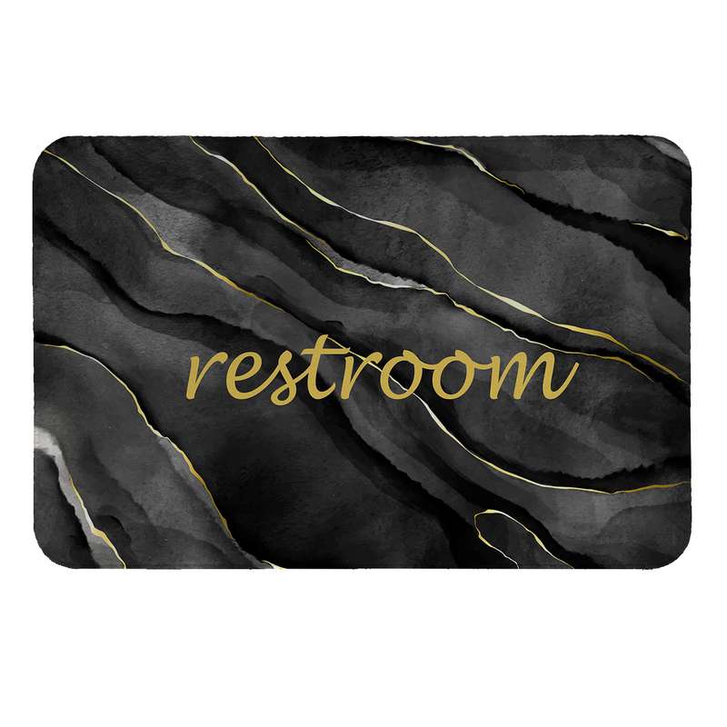 پادری  طرح Restroom کد 8755 سایز 60×40 سانتی متر