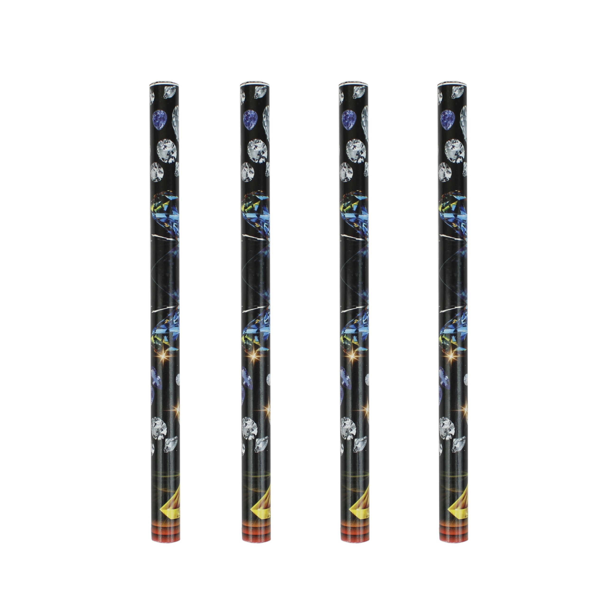 قلم طراحی ناخن مدل نگین بردار کد 12C مجموعه 4 عددی