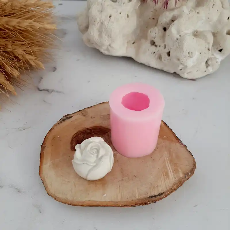 قالب شمع مدل رز وارمری