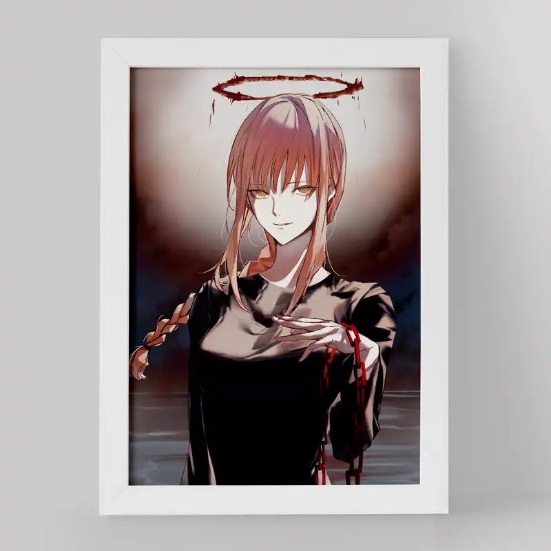 تابلو خندالو مدل ماکیما انیمه مرد اره ای کد 17923