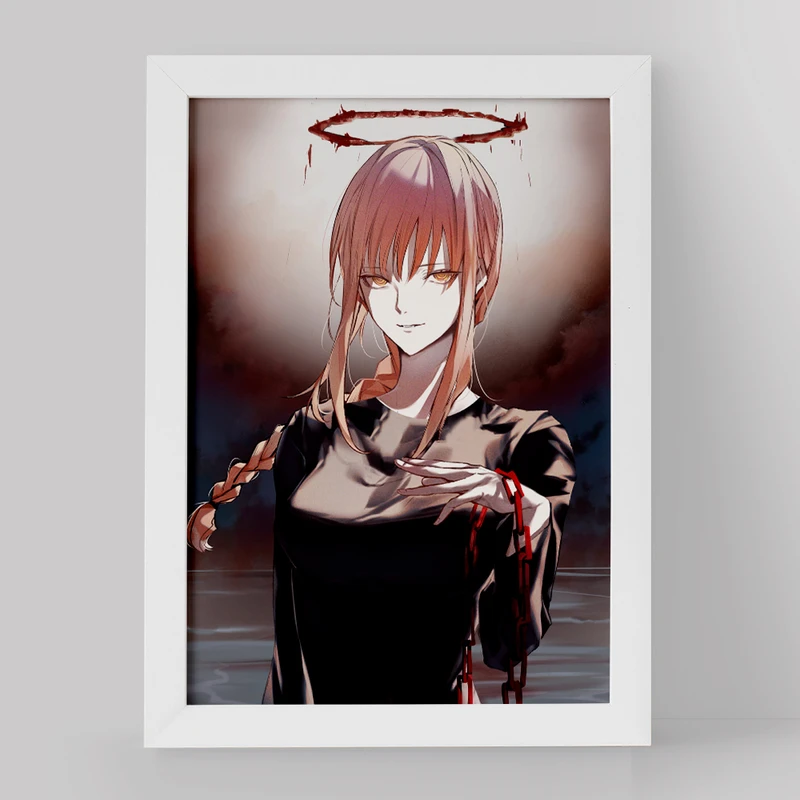 تابلو خندالو مدل ماکیما انیمه مرد اره ای کد 17923