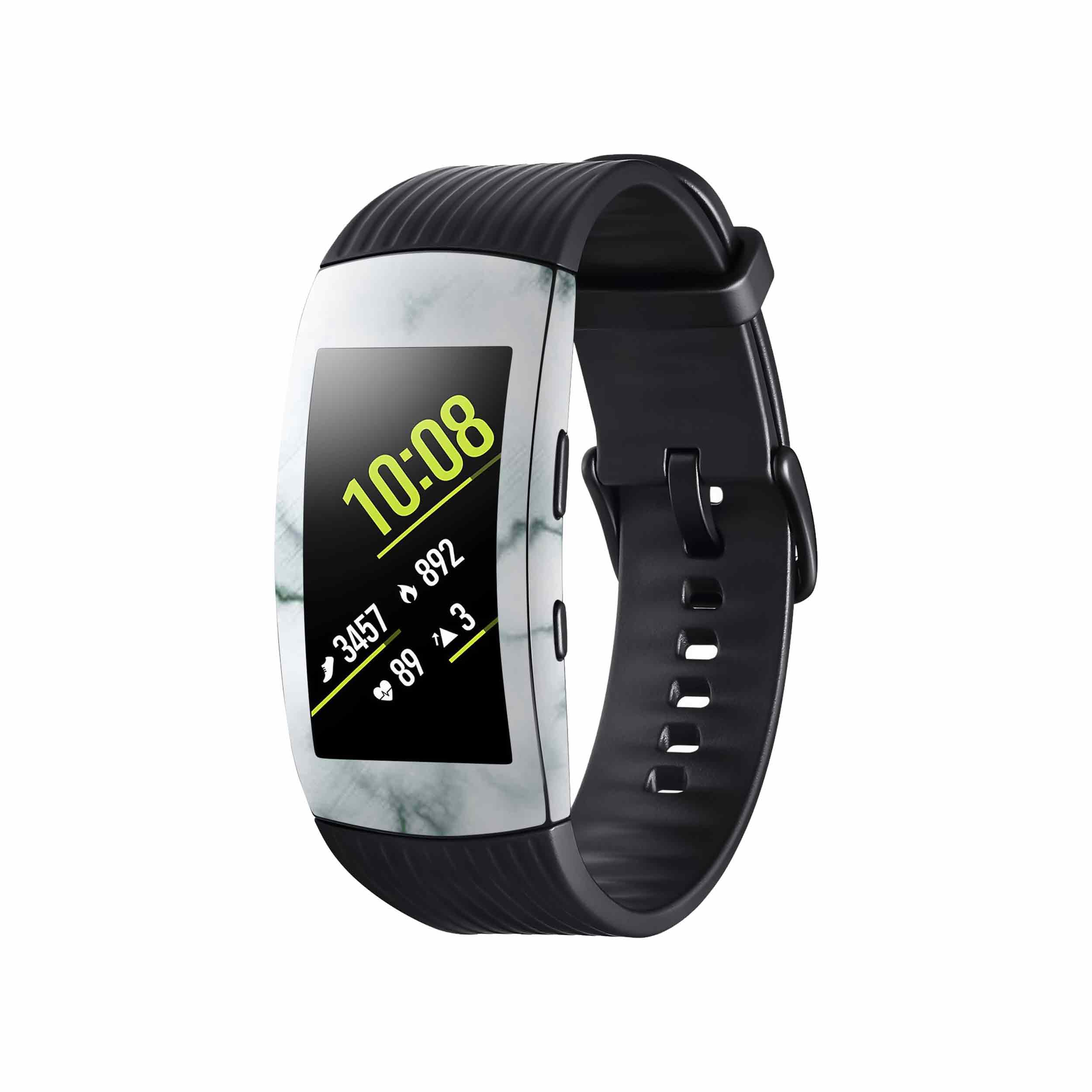 برچسب ماهوت طرح Blanco-Smoke-Marble مناسب برای ساعت هوشمند سامسونگ Galaxy Gear Fit 2 Pro