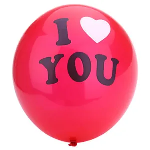 بادکنک مدل I love you بسته 20 عددی