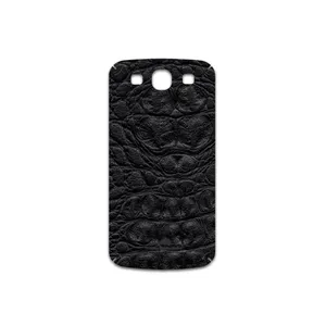MAHOOT Black-Crocodile-Leather Cover Sticker for Samsung Galaxy S3 Neo