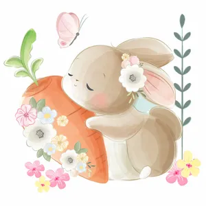 استیکر دیواری کودک راتیانا مدل nanaz