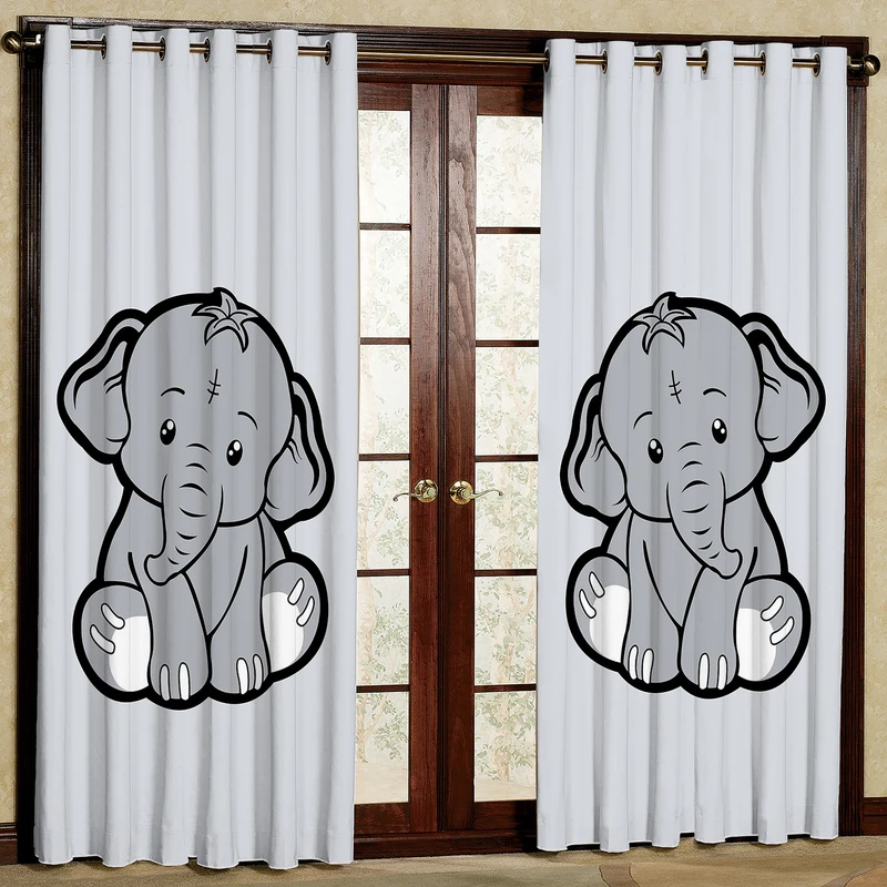پرده مدل فیل مخمل پانچی کد 1010 سایز 140x280 سانتی متر