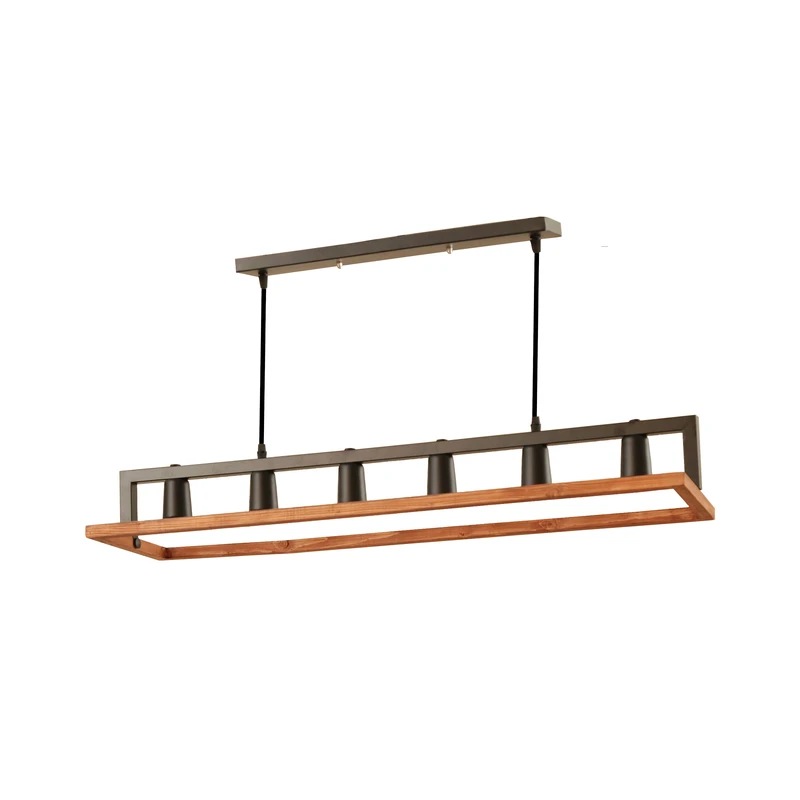 لوستر شش شعله چشمه نور کد A1336/6-BK