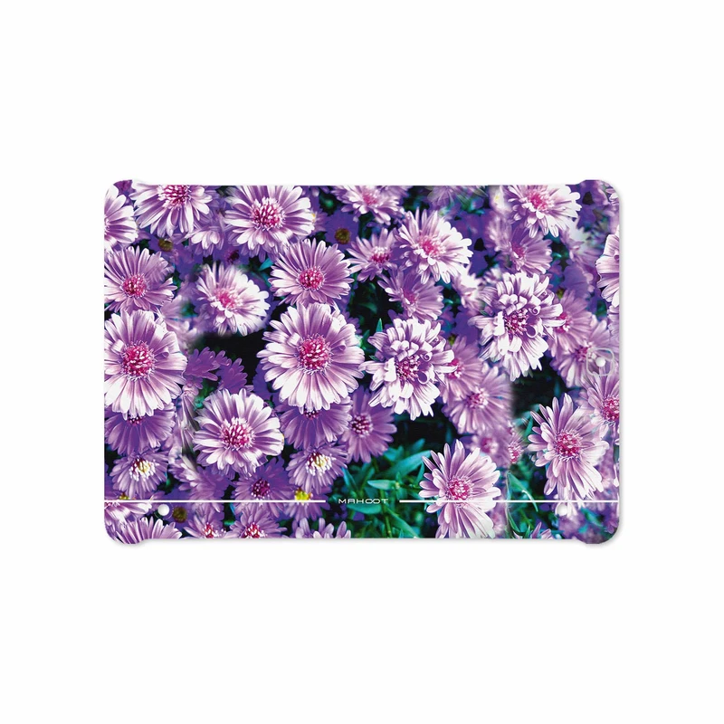 برچسب پوششی ماهوت مدل Purple-Flower مناسب برای تبلت سامسونگ Galaxy Tab S2 9.7 2015 T810