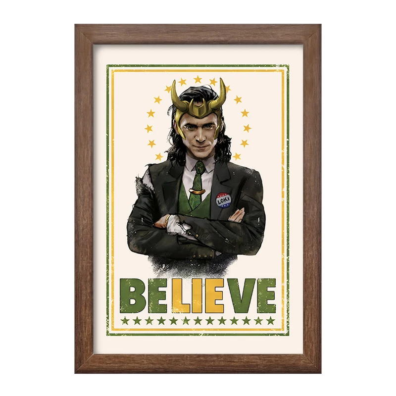 تابلو خندالو طرح لوکی (Loki) کد F10504