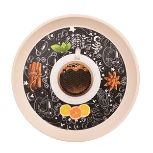 سینی مهروز مدل S-6001-48 طرح Coffee