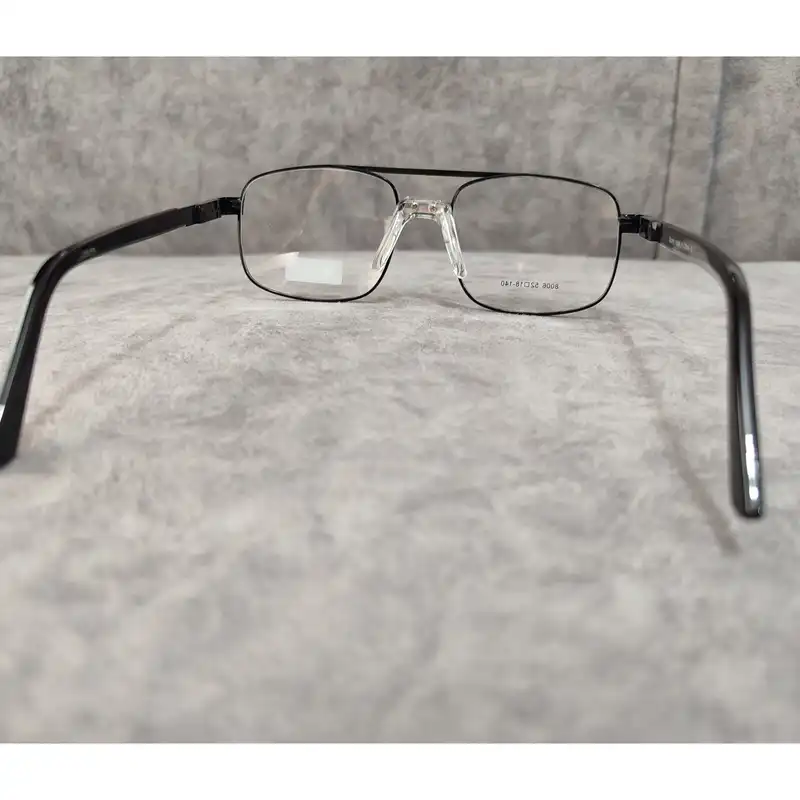 فریم عینک طبی مدل خلبانی فلزی دسته فنری کد 0291