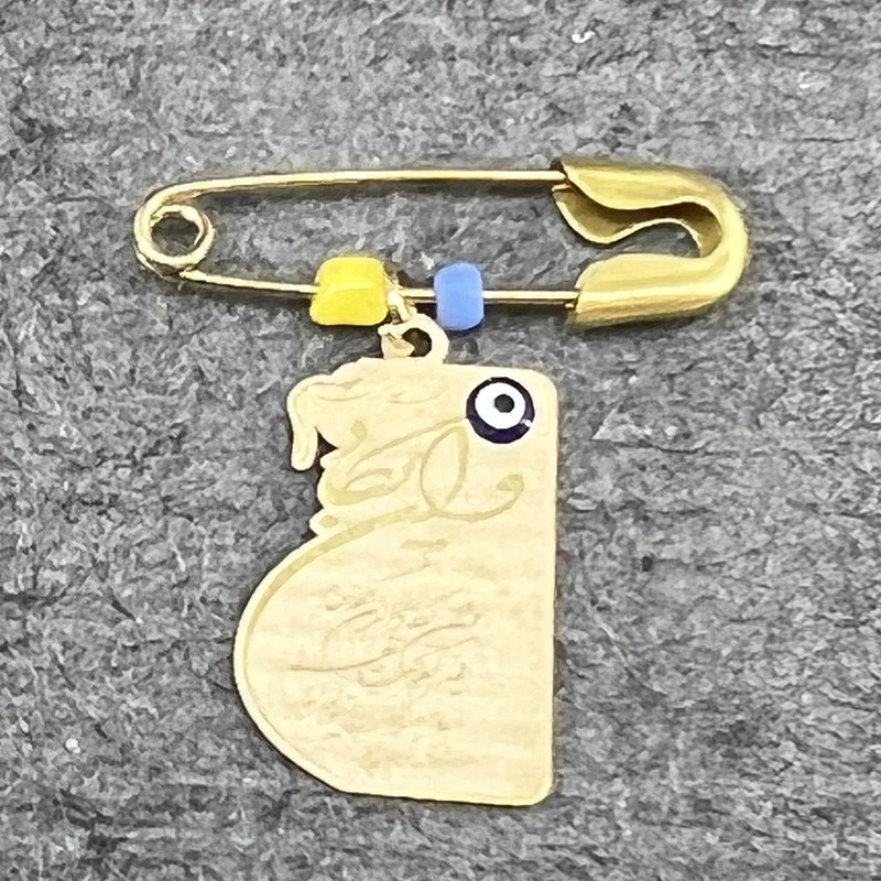 سنجاق سینه طلا 18 عیار بچگانه مدل dk001