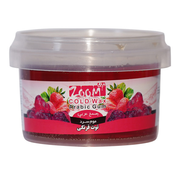 موم موبر زوم آپ مدل صمغ عربی توت فرنگی وزن 300 گرم