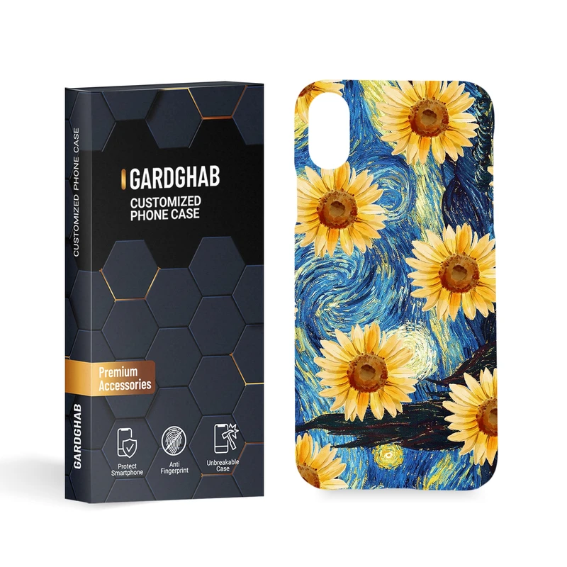 کاور گارد قاب مدل گل مناسب برای گوشی موبایل اپل iPhone X / Xs