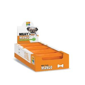 تشویقی سگ نوریش پت مدل استخوان شیری انبه کد 11  بسته 30 عددی