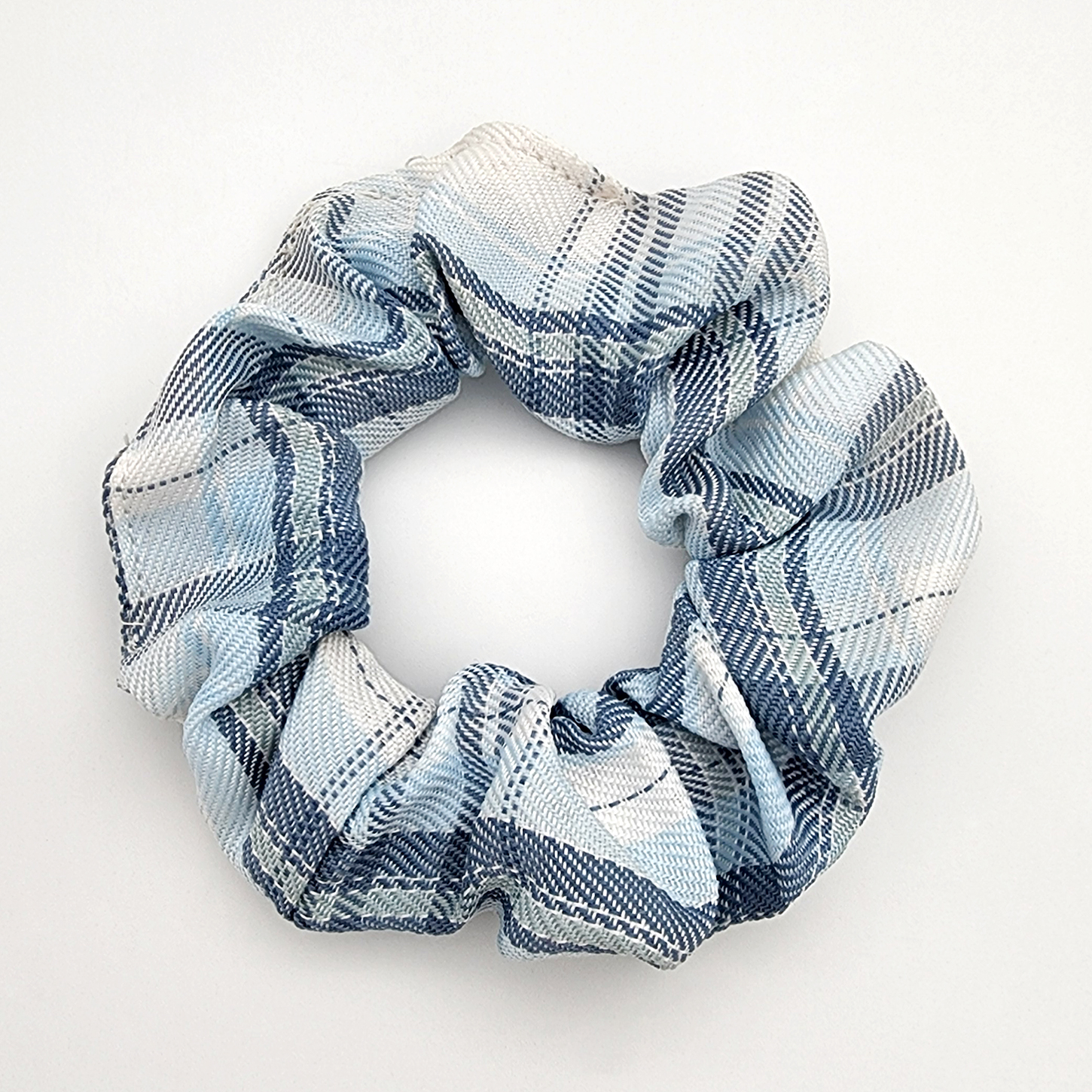 کش مو زنانه مدل اسکرانچی طرح چهارخانه کد KSH563