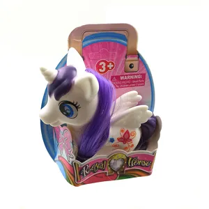 فیگور مدل اسب پونی شاخ دار کد W1