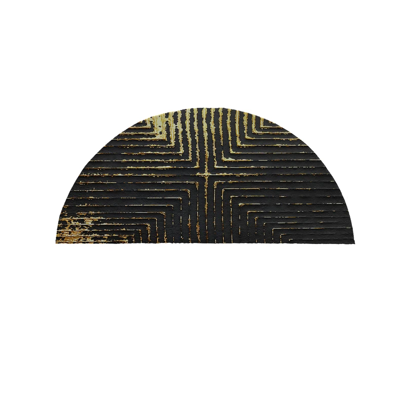  پادری مدل نیم دایره طرح  مدرن کد 8897 سایز 90×45 سانتی متر