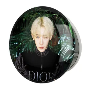 آینه جیبی خندالو طرح ونهو گروه مانستا اکس MONSTA X مدل تاشو کد 12265 
