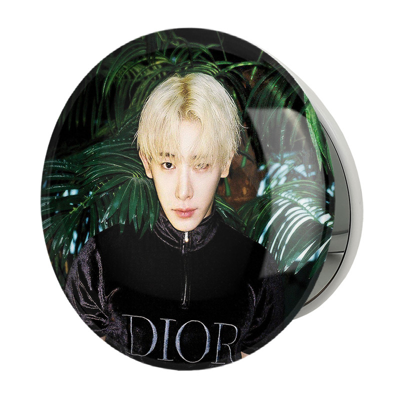 آینه جیبی خندالو طرح ونهو گروه مانستا اکس MONSTA X مدل تاشو کد 12265 