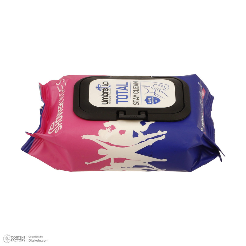 دستمال مرطوب آمبرلا مدل Total بسته 50 عددی